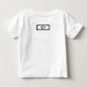 Öffnen Sie Herz Baby T-shirt (Rückseite)