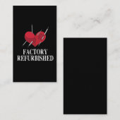 Öffnen Sie Herz-Operations-Erholung - die Visitenkarte (Vorne/Hinten)