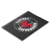 Öffnen Sie Herz-Operations-Erholungs-Geschenk Notizblock (Linke Seite)