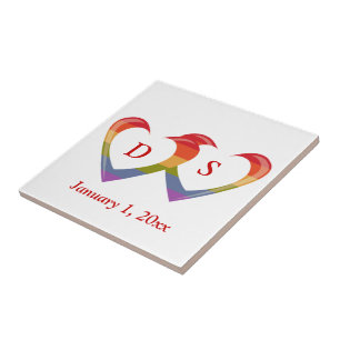 Öffnen Sie Herzen Fliese