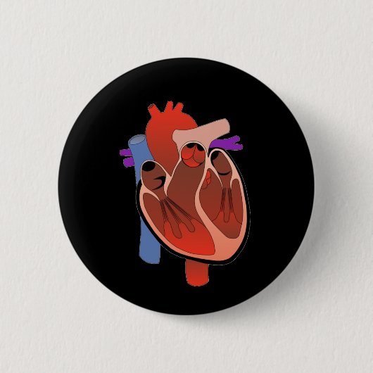 Öffnen Sie herziges Button (Vorderseite)