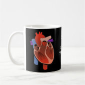Öffnen Sie herziges Kaffeetasse (Links)