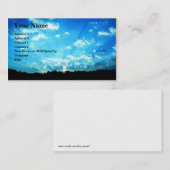 Öffnen Sie Horizonte Visitenkarte (Vorne/Hinten)