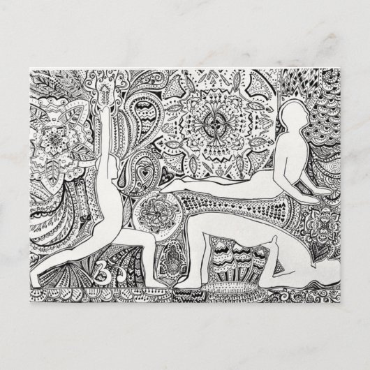 Öffnen Sie Ihr Herz Postkarte (Vorderseite)