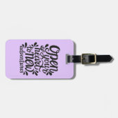 Öffnen Sie Ihr Herz zu den neuen Abenteuern Gepäckanhänger (Vorderseite horizontal)