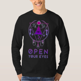 Öffnen Sie Ihre Augen Alle sehen Augen Vaporwave O T-Shirt