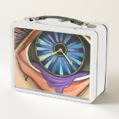 Öffnen Sie Ihre Augen Metall Brotdose (Rückseite)