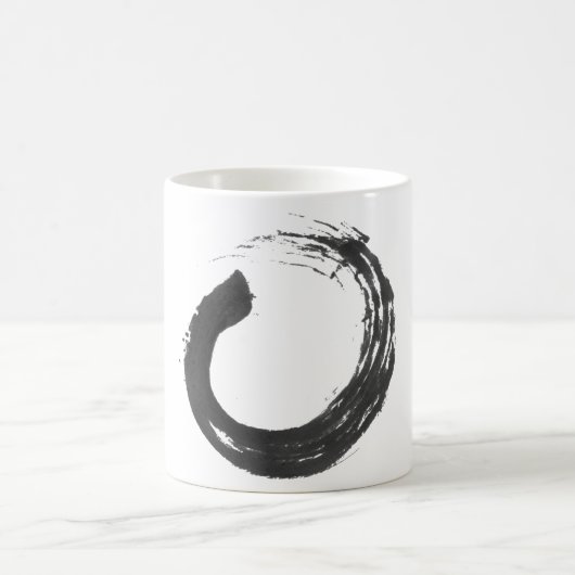 Öffnen Sie Kreis Enso Zen-Tasse Kaffeetasse (Mittel)