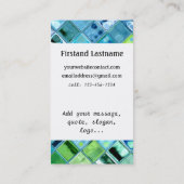 Öffnen Sie kundengerechte Schablonen-Visitenkarten Visitenkarte (Rückseite)