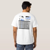 Öffnen Sie Mikeless T-Shirt mit hinteren Daten (Schwarz voll)
