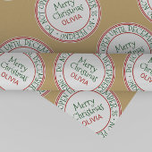 Öffnen Sie nicht bis 25. Dezember Weihnachten Geschenkpapier