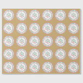 Öffnen Sie nicht bis 25. Dezember Weihnachten Geschenkpapier (Flach)