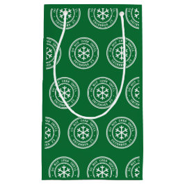 Öffnen Sie nicht bis die grüne Weihnachtsgeschenkt Kleine Geschenktüte