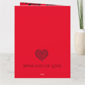 Öffnen Sie nicht bis - Personalisierte Weihnachten Karte (Rückseite)