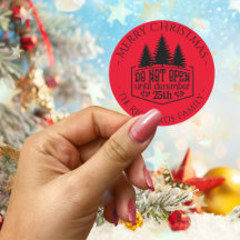 Öffnen Sie nicht bis - Personalisierte Weihnachten