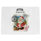 Öffnen Sie nicht bis Weihnachten große Geschenktas Geschenktüte (Vorderseite)