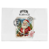 Öffnen Sie nicht bis Weihnachten große Geschenktas Geschenktüte (Rückseite)