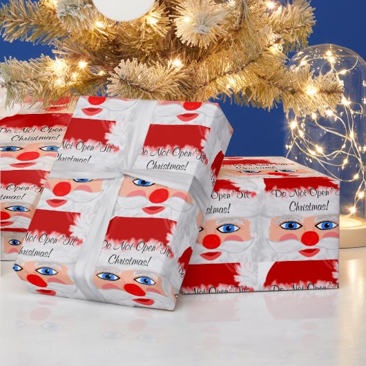 Öffnen Sie nicht bis Weihnachten Weihnachten Weihn Geschenkpapier (Feiertage)
