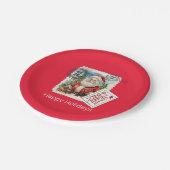 Öffnen Sie nicht bis Weihnachts-Papierplatte Pappteller (Schrägansicht)