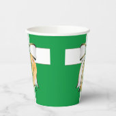 Öffnen Sie nicht bis Weihnachts-Papiertasse Pappbecher (Links)