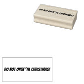 Öffnen Sie nicht "bis Weihnachtskautschuk-Briefmar Gummistempel (Stempel)