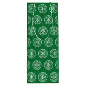 Öffnen Sie nicht bis zu grünen Weihnachten Geschenktüte Für Weinflaschen (Rückseite)