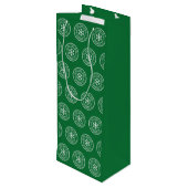 Öffnen Sie nicht bis zum 25. Dezember 2010 Geschenktüte Für Weinflaschen (Rückseite Schrägansicht)