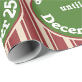 Öffnen Sie nicht bis zum 25. Dezember Packpapier (Rolleneckpunkt)