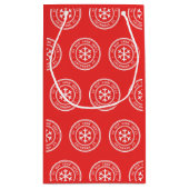 Öffnen Sie nicht bis zum Red Christmas Geschenkbeu Kleine Geschenktüte (Rückseite)