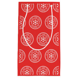 Öffnen Sie nicht bis zum Red Christmas Geschenkbeu Kleine Geschenktüte