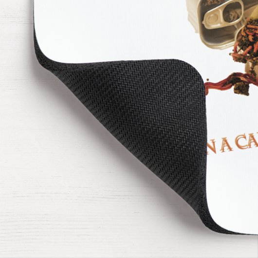 Öffnen Sie nicht eine Dose von Würmern Mousepad (Ecke)