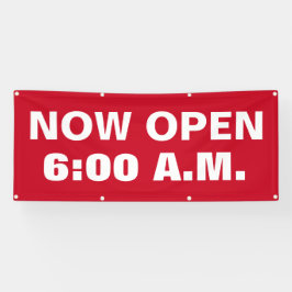 Öffnen Sie nun ein benutzerdefiniertes Time Busine Banner