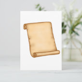 Öffnen Sie Rolle-Einladungen Einladung (Stehend Vorderseite)