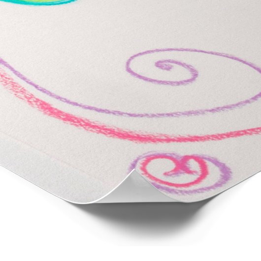 Öffnen Sie sich für das Universum Poster (Ecke)