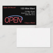 Öffnen Sie sich für Geschäft Visitenkarte (Vorne/Hinten)