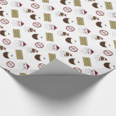 Öffnen Sie 'sich nicht bis Weihnachten Geschenkpapier (Ecke)