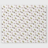 Öffnen Sie 'sich nicht bis Weihnachten Geschenkpapier (Flach)