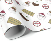 Öffnen Sie 'sich nicht bis Weihnachten Geschenkpapier (Rolleneckpunkt)