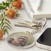 Öffnen Sie sich weit! Otter-Schlüsselanhänger Schlüsselanhänger (Vorderseite rechts)