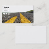 Öffnen Sie Straße Visitenkarte (Vorne/Hinten)