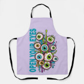 Öffnet eure Augen Schürze (Vorderseite)