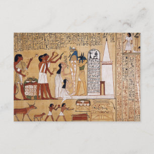 Öffnung des Mund-Zeremonie-Buches der Toten Einladung