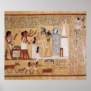 Öffnung des Mund-Zeremonie-Buches der Toten Poster