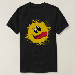 Öffnungs-glückliches Gesicht T-Shirt