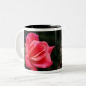 Öffnungs-Rose Zweifarbige Tasse (Vorderseite Links)