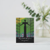 Öffnungs-Türen PAPER/SIZE/SHAPE WAHLEN - Visitenkarte (Stehend Vorderseite)