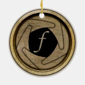 Öffnungs-Verzierung Keramikornament (Hinten)