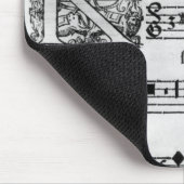 Öffnungsseite der Masse für doppelten Chor Mousepad (Ecke)