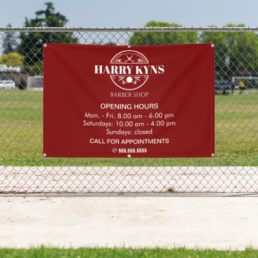 Öffnungszeiten des Friseursalons Banner (InSitu)