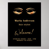 Öffnungszeiten des Künstlers Poster (Vorne)